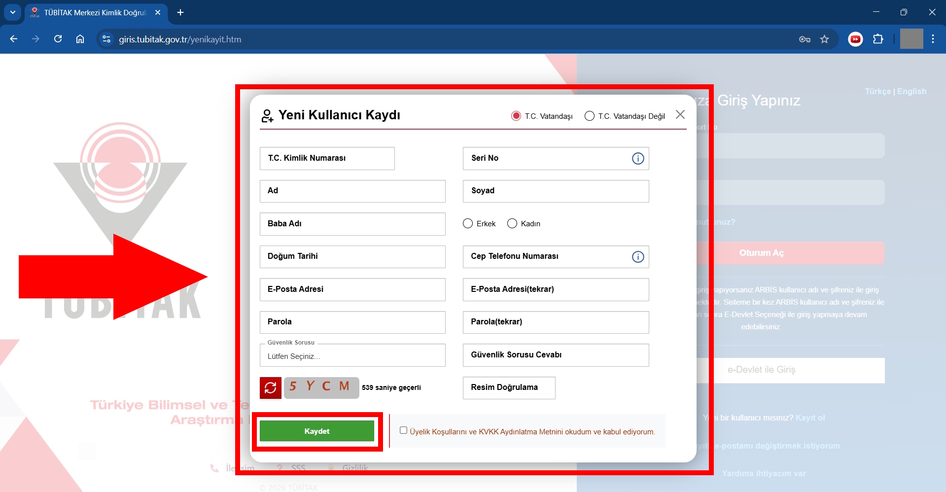 PRODİS Giriş Butonu