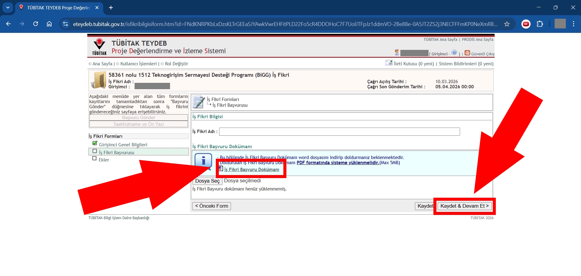 PDF Yükleme Ekranı